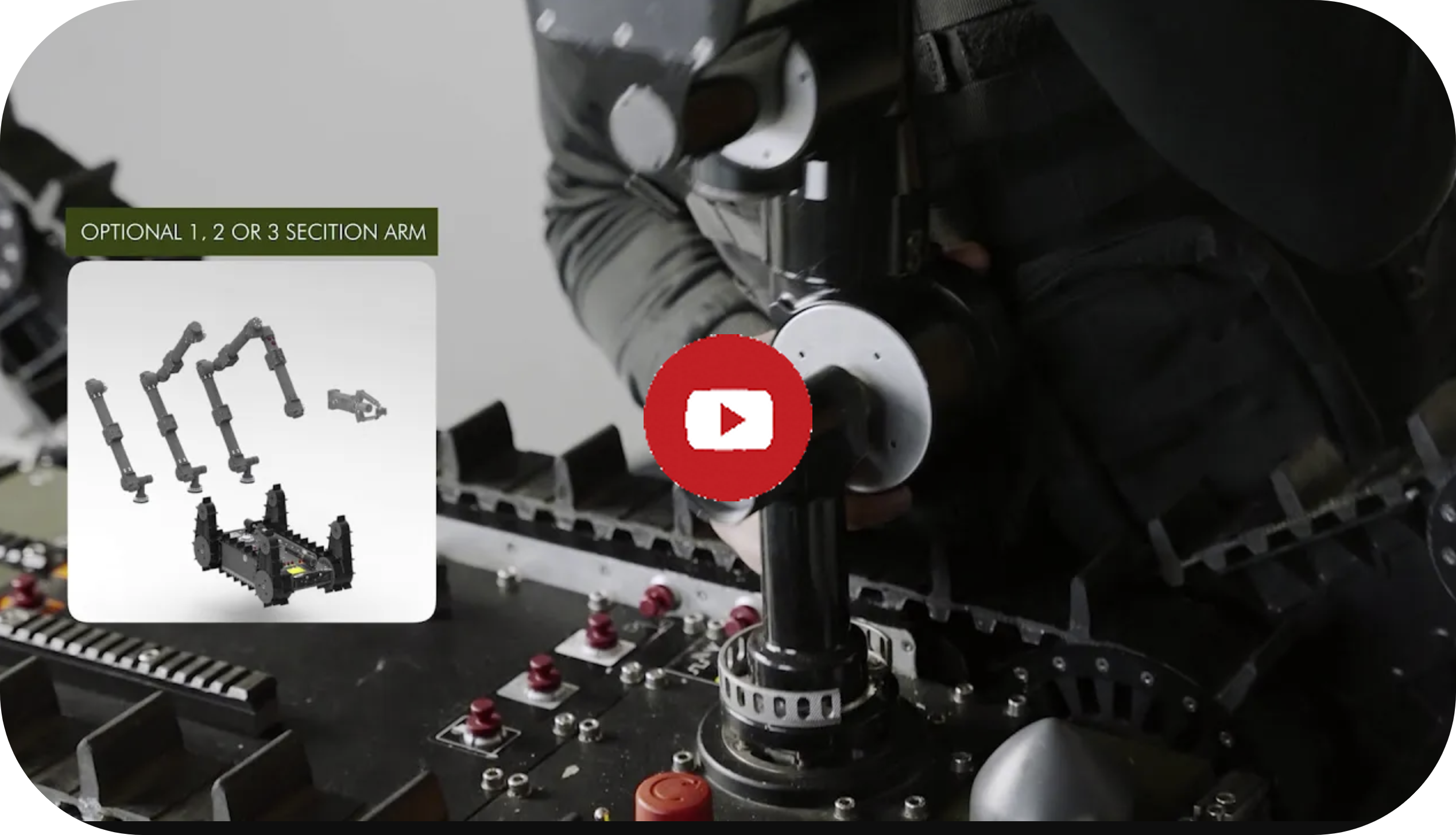 ZEUS, an EOD and CBRNe robot with a range of different arms to suit your specific application